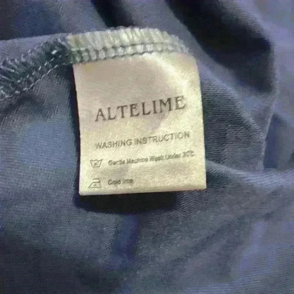 ALTELIME Women's Collared 3/4 Roll up Sleeve Pullover Top NWT Size XXL - Picture 9 of 10